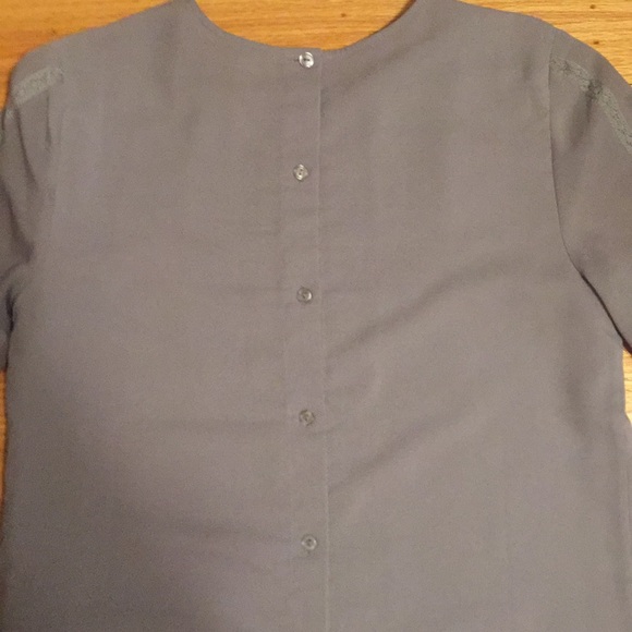 Jcrew Factory gray blouse size small - Picture 5 of 5